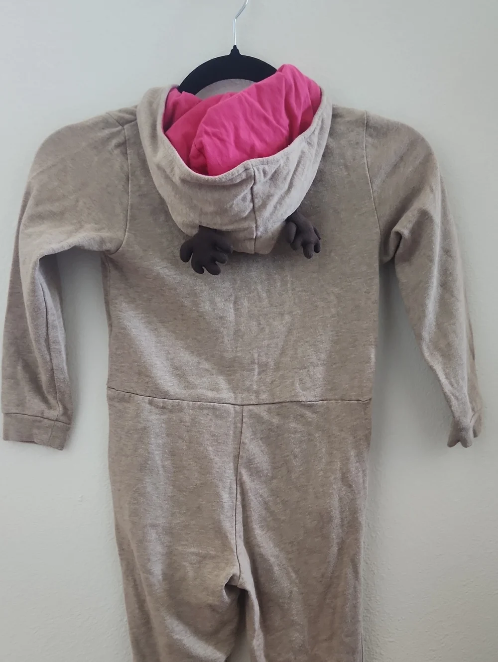 H&M Beige Hooded Kids Reindeer Onesie 5-6Y